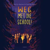 Omslag van Weg met die school!