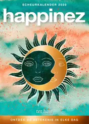 Omslag van Happinez spirituele scheurkalender 2020
