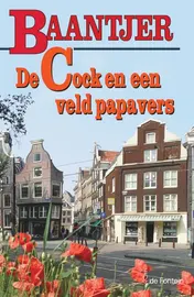 Omslag van De Cock en een veld papavers