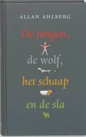 Omslag van De jongen, de wolf, het schaap en de sla