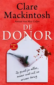 Omslag van De donor