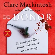 Omslag van De donor