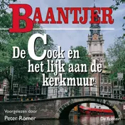 Omslag van De Cock en het lijk aan de kerkmuur