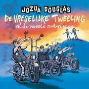Omslag van De vreselijke tweeling en de woeste motorbende