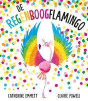 Omslag van De regenboogflamingo