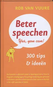 Omslag van Beter speechen