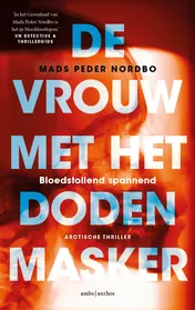Omslag van De vrouw met het dodenmasker