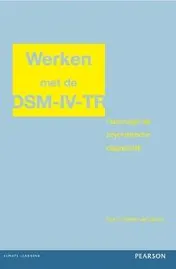 Omslag van Werken met de DSM-IV-TR