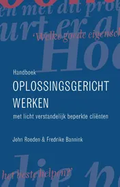 Omslag van Handboek oplossingsgericht werken met licht verstandelijk beperkte clienten