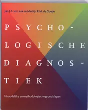 Omslag van Psychologische diagnostiek