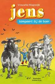 Omslag van Jens kampeert bij de boer