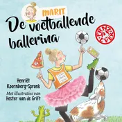 Omslag van De voetballende ballerina