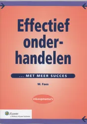 Omslag van Effectief onderhandelen