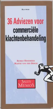 Omslag van 36 adviezen voor commerciele klachtenbehandeling