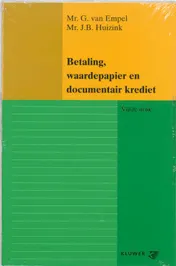 Omslag van Betaling, waardepapier en documentair krediet
