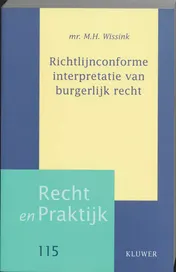 Omslag van Richtlijnconforme interpretatie van burgerlijk recht