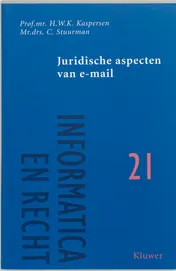 Omslag van Juridische aspecten van e-mail