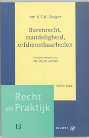Omslag van Burenrecht, mandeligheid en erfdienstbaarheden