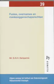 Omslag van Fusies, overnames en medezeggenschapsrechten