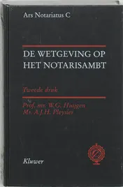 Omslag van De wetgeving op het notarisambt