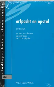 Omslag van Erfpacht en opstal
