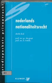 Omslag van Nederlands nationaliteitsrecht
