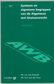 Omslag van Systeem en algemene begrippen van de Algemene wet bestuursrecht