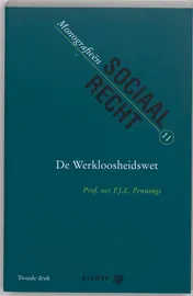 Omslag van De Werkloosheidswet