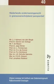 Omslag van Nederlands ondernemingsrecht in grensoverschrijdend perspectief