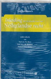 Omslag van Van Apeldoorn's inleiding tot de studie van het Nederlandse recht