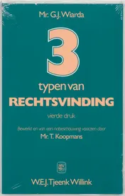 Omslag van Drie typen van rechtsvinding