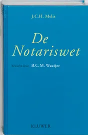 Omslag van De Notariswet