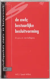 Omslag van De Awb. bestuurlijke besluitvorming