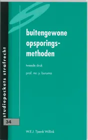 Omslag van Buitengewone opsporingsmethoden