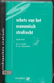Omslag van Schets van het economisch strafrecht