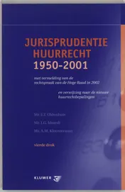 Omslag van Jurisprudentie huurrecht 1950-2001, met vermelding van de rechtspraak van de Hoge Raad in 2002