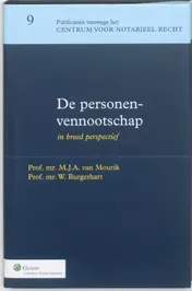 Omslag van De personenvennootschap