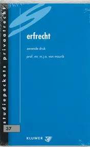 Omslag van Erfrecht