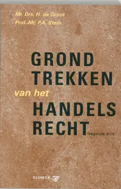 Omslag van Grondtrekken van het handelsrecht