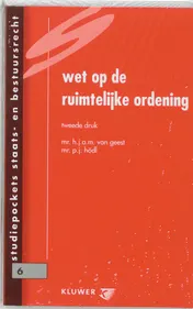 Omslag van Wet op de Ruimtelijke Ordening