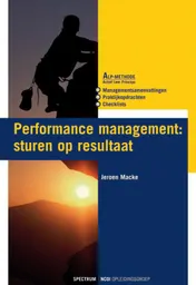 Omslag van Performance management
