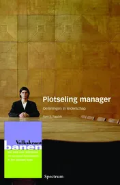 Omslag van Plotseling manager