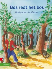 Omslag van Bas redt het bos