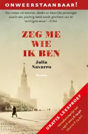 Omslag van Leesproef zeg me wie ik ben