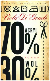Omslag van 70% acryl, 30% wol