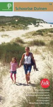 Omslag van Falk Staatsbosbeheer wandelkaart 14 Schoorlse Duinen