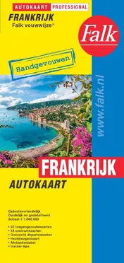 Omslag van Falk autokaart Frankrijk professional