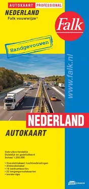 Omslag van Falk autokaart Nederland professional