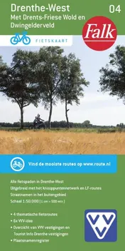 Omslag van Falk VVV fietskaart 04 Drenthe-West