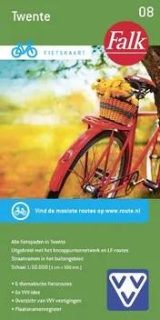 Omslag van Falk VVV fietskaart 08 Twente